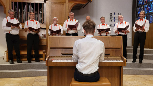 MGV Untermünstertal, Chörli, Leitung Niklas Hötzer