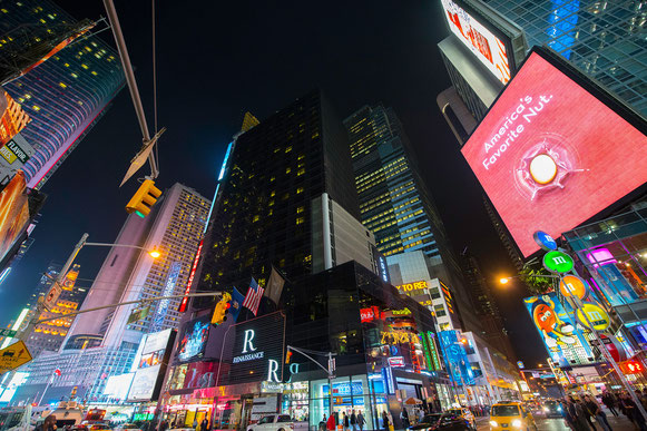 Reizüberflutung am Times Square in New York