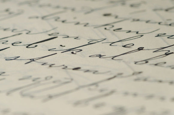 carta manuscrita