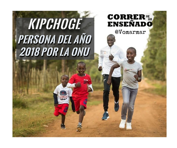 kipchoge es la persona del año 2018 por la ONU