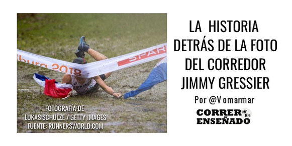 Conoce la historia detrás de la foto del corredor Jimmy Gressier.