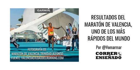 Resultados del Maratón de Valencia