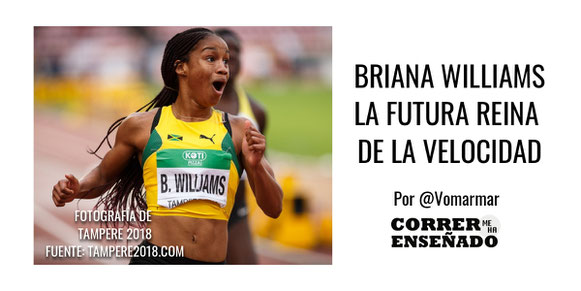 Briana Williams la futura reina de la velocidad