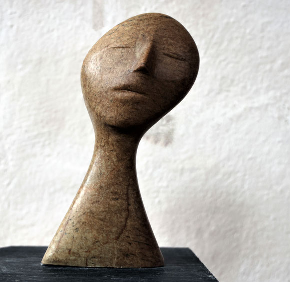 Heidrun Feistner: Mansfelder Engel / L'ange de la guerre des paysans  (Ange de Mansfeld) / The Angel of the Peasants' War (Mansfeld Angel) / Engel der Geschichte / 2019 / 23,5 cm / Foto HF (Bauernkriegsengel)
