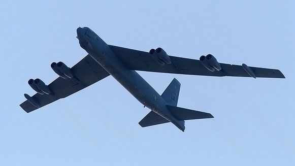Il bombardiere strategico a lungo raggio B-52 Stratofortress