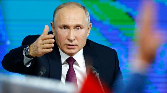 Vladimir Putin all'annuale Conferenza di Mosca, 20 Dicembre 2018