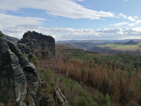 Blick zum Rauschenstein von der Rauschenspitze