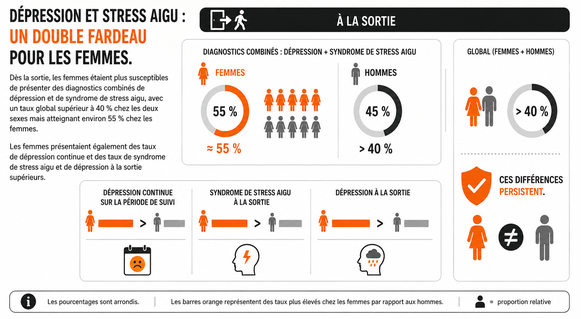 Dépression et stress aigu chez les femmes