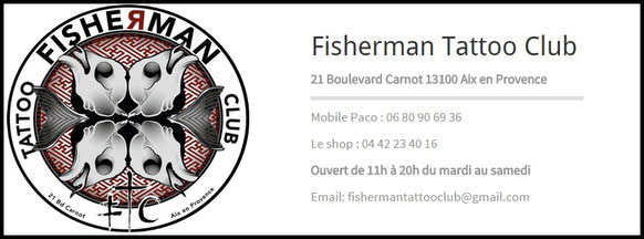 13100 AIX EN PROVENCE - FISHERMAN TATTOO CLUB
