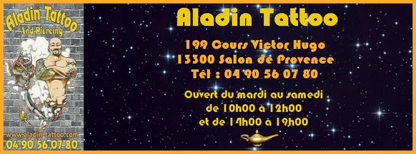 13300 SALON DE PROVENCE - ALADIN TATTOO