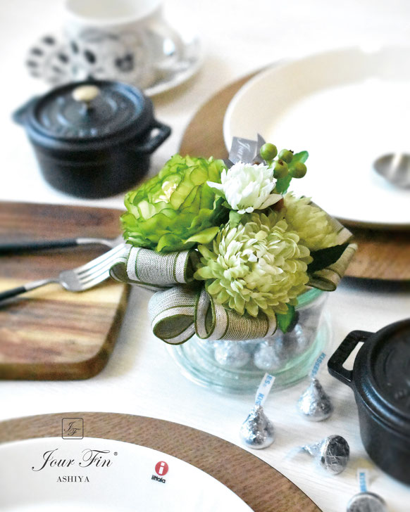 JourFin フラワー教室 リボンレッスン リボンワーク アーティフィシャルフラワー 資格取得コース フラワーディプロマコース フラワー基本 アレンジメント フラワーアレンジメント インテリアフラワー 芦屋 芦屋フラワー教室 芦屋フラワー