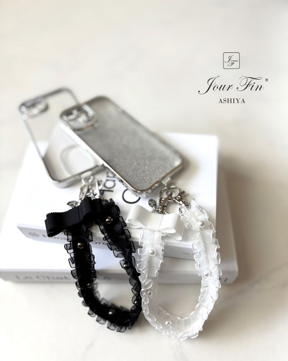 JourFin ジュールフィン ラブリボン LoveRibbon リボン リボン教室 リボン教室芦屋 リボンレッスン リボンワーク リボン資格 リボン資格取得コース フリルハンドルストラップ ハンドルストラップ スマホストラップ リボンレッスン 木馬リボン ワークショップ 百貨店販売