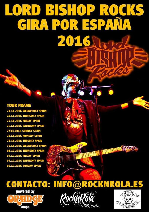Lord Bishop Rocks Gira Por Espana - 12/2015 