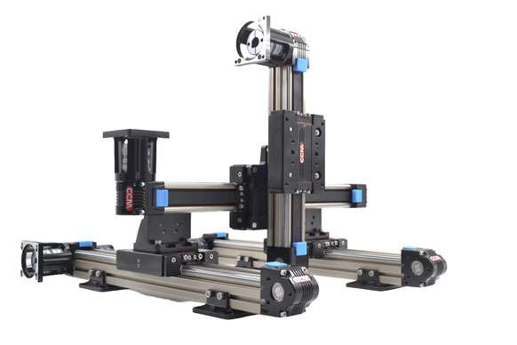 CCM W40-10 linear guide rail belt driven, modular system for AOI system.