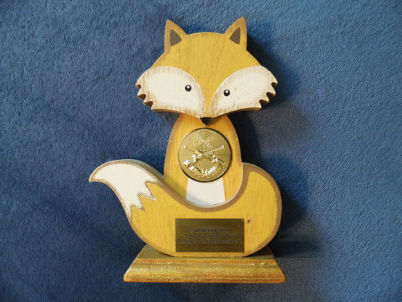 Fuchs-Wanderpokal für den 1. Platz des 9. Fuchsschießen 2025