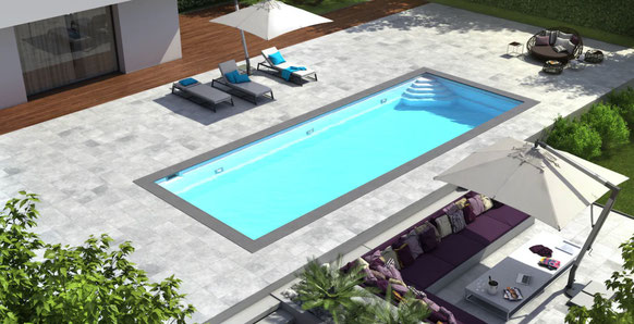 Pool Planung durch Casaplaner Modulhaus Architekten