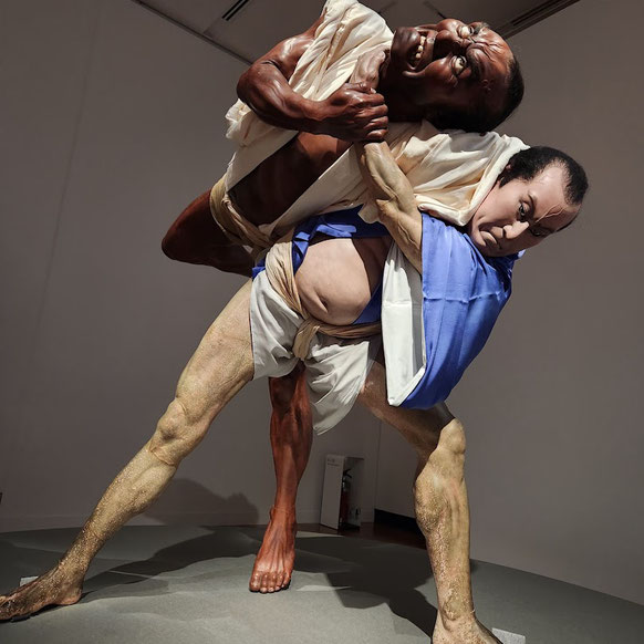 Sumo Wreslers by Kamehachi YASUMOTO in 1890