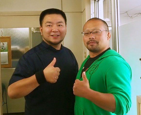 野橋太郎選手と