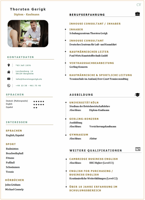 Thorsten Gerigk Business English Cambridge English Nachhilfe Englisch Bewerbungsunterlagen Korrekturlesen Nachhilfe Bergheim Pulheim ZAP Abitur
