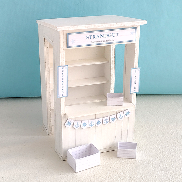 Miniatur-Küsten-Souvenirstand 1:12 basteln