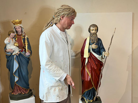 R.C. von Aufwind Restaurierung Alte Skulpturen, Figuren von 17-18-19 Jahrhundert 