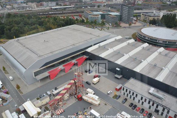 Die Kleine & Große EWE Arena in Oldenburg, Foto:MiO Made in Oldenburg®, MiOfoto.de, Gerd Schütt