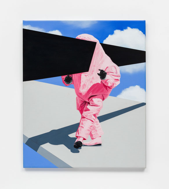 (Pose) P13, 2018, Oil on Canvas, 60 x 50 cm, Photo: Johannes Bendzulla