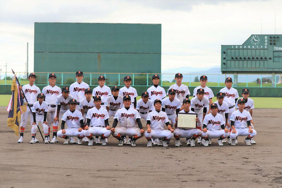 シニア 新潟西シニア優勝 信越連盟秋季大会 新潟県野球協議会 シニア 新潟西シニア優勝 信越連盟秋季大会 新潟県野球協議会