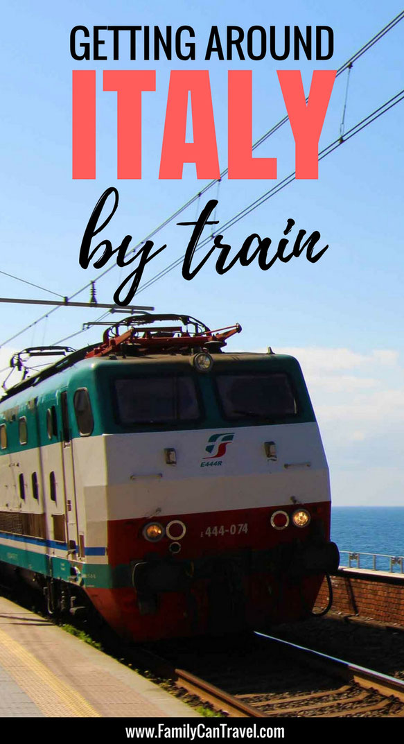 Travelling by train is one of the best ways to get around Italy. It’smore relaxing than renting a car and the scenery is spectacular. Don’t be shy taking the train with kids, it's a great way to travel with kids! #familytravel #italy #travelwithkids