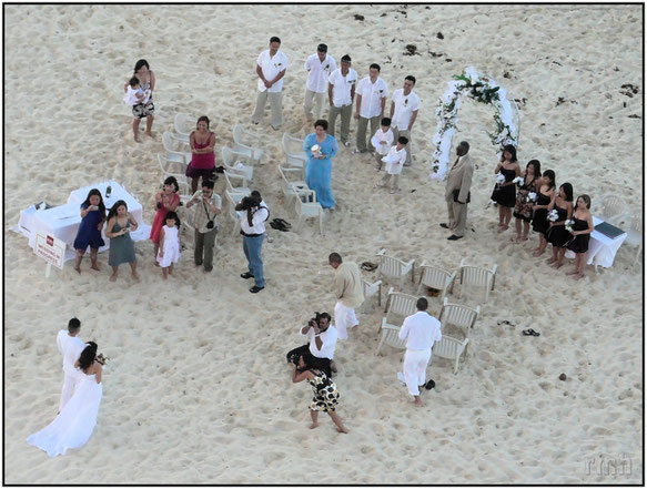Wedding on the beach, Paradise Island, Bahamas