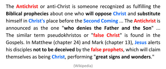 Definition Antichrist Wikipedia, 666 Bible