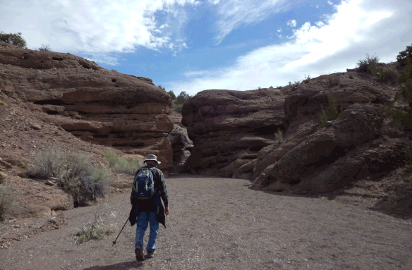 Approaching the lunch spot