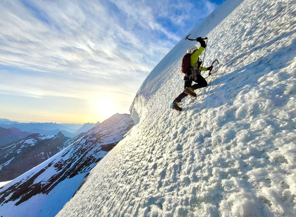 Ufem Stock, Blüemlisalphorn, Nordwand, Überschreitung, Hochtouren, Nordwand, Bergsteigen, Berner Oberland, BEO, Kandersteg, Morgenhonr, Wyssi Frau, weisse Frau, Blüemlisalphütte, Oeschinen