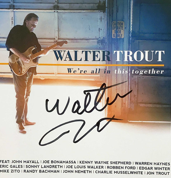 Walter Trout Autograph 