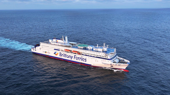 M/V Saint-Malo en mer. Photo Brittany Ferries