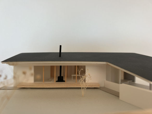 設計事務所のスタッフが作成した住宅模型