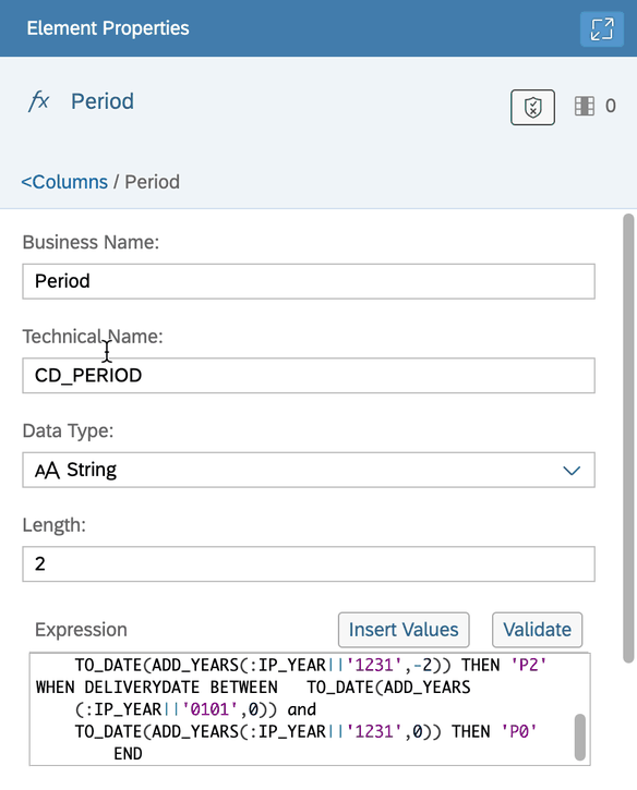 Add a new calculated column