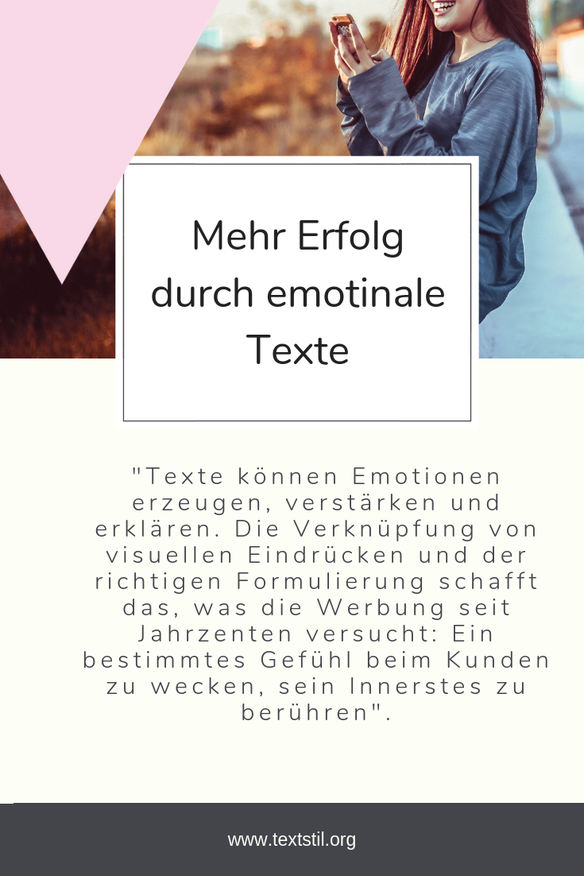 Emotionale Texte Emotionales Marketing Texter