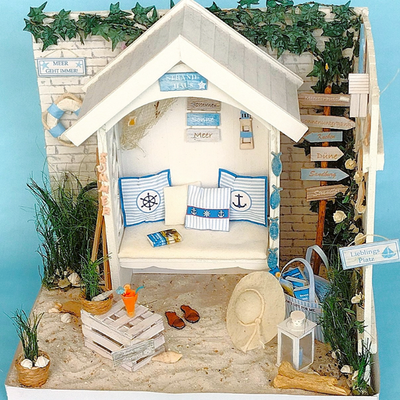 Mini-Strand basteln