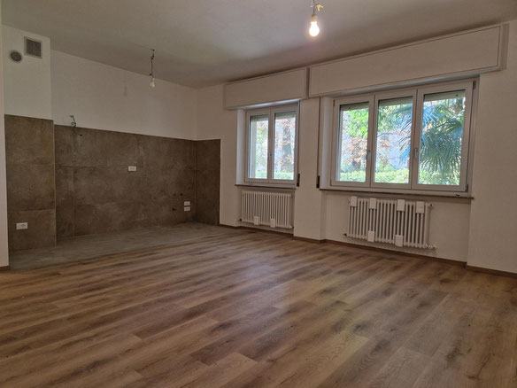 Immagine zona living bicamere centro storico