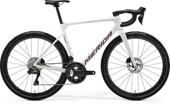 Merida Scultura 8000 - matt white (rainbow purple) 