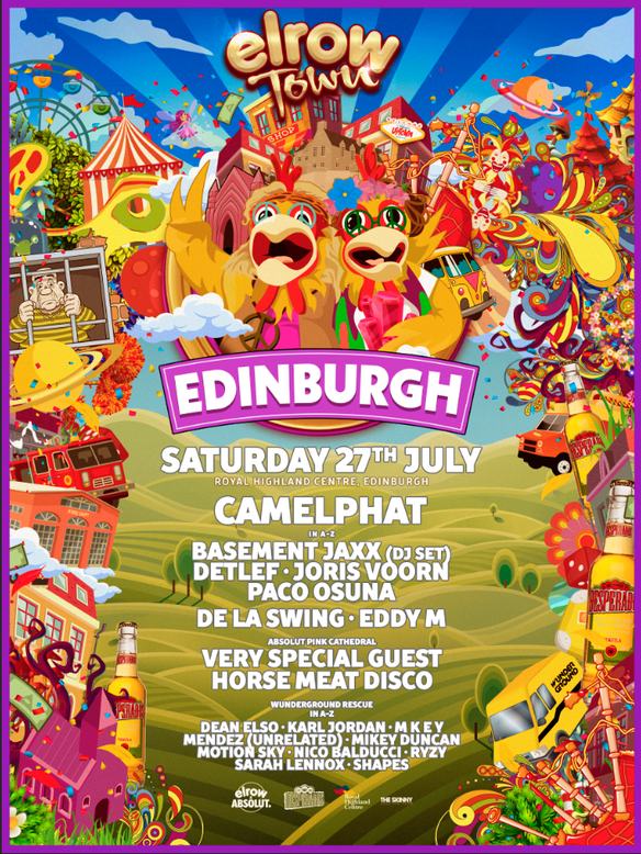 elrow Town Edinburgh