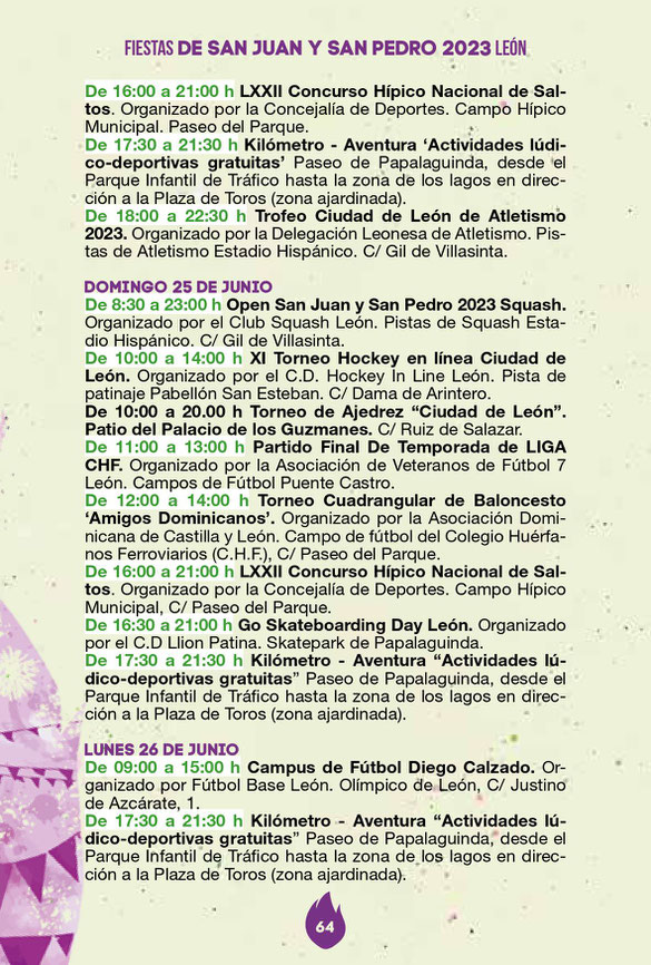 Fiestas de San Juan y San Pedro en LEON