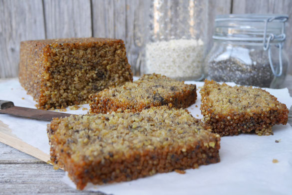 glutenfreies veganes Quinoabrot