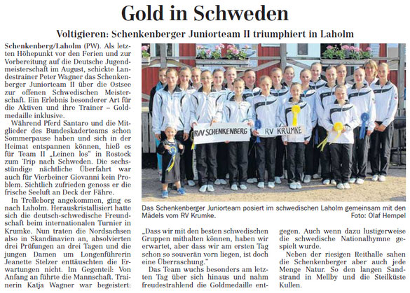Veröffentlicht mit freundlicher Genehmigung. Quelle: Leipziger Volkszeitung vom 12. Juli 2013 | Regionalausgabe "Delitzsch-Eilenburg"