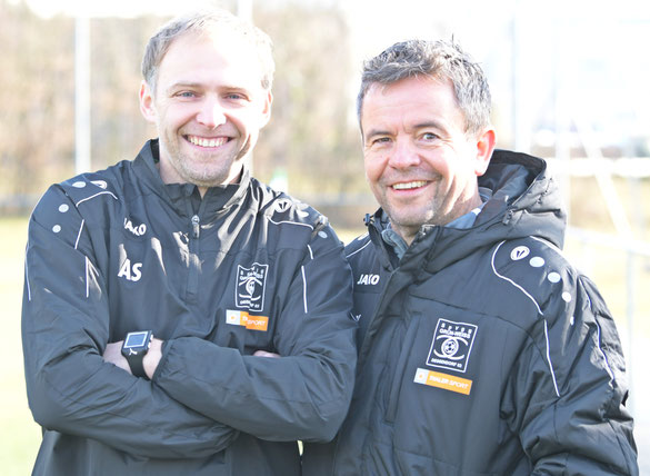 (li.:) Alex Sipos und Peter Körber (re.:)