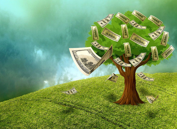 Geld - Reichtum Bild aus Pixabay von kalhh