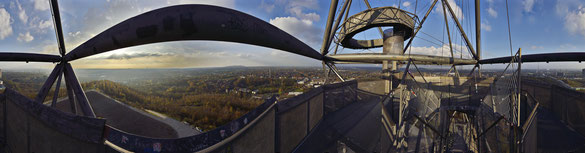 360° Panorama, Tetraeder, Bottrop, 2. Ebene