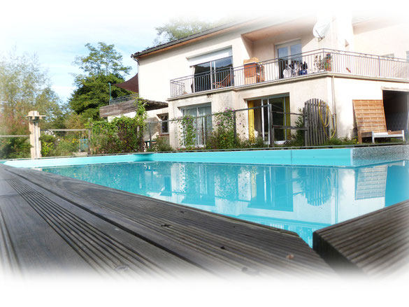 grande piscine du gite en Ariège