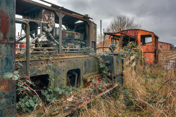 Rusting Locomotives in Germany